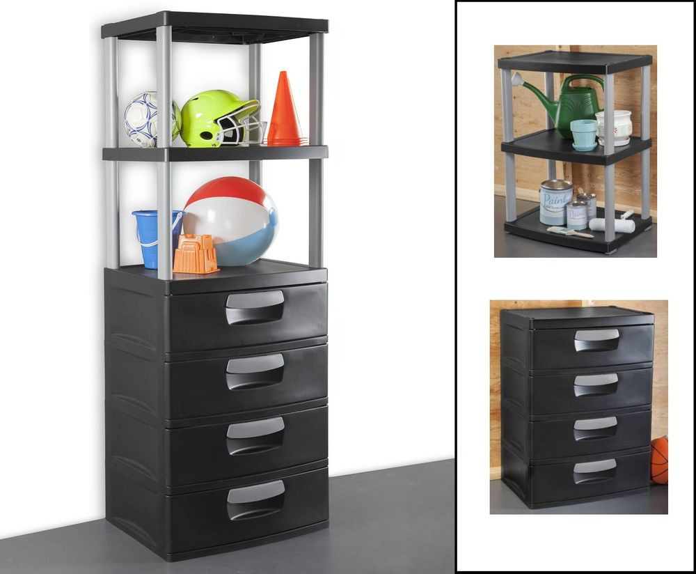 Best ideas about Sterilite 4 Shelf Cabinet
. Save or Pin 3 Shelf N 4 Drawer Unit Shelving Shelves Storage Cabinet Now.