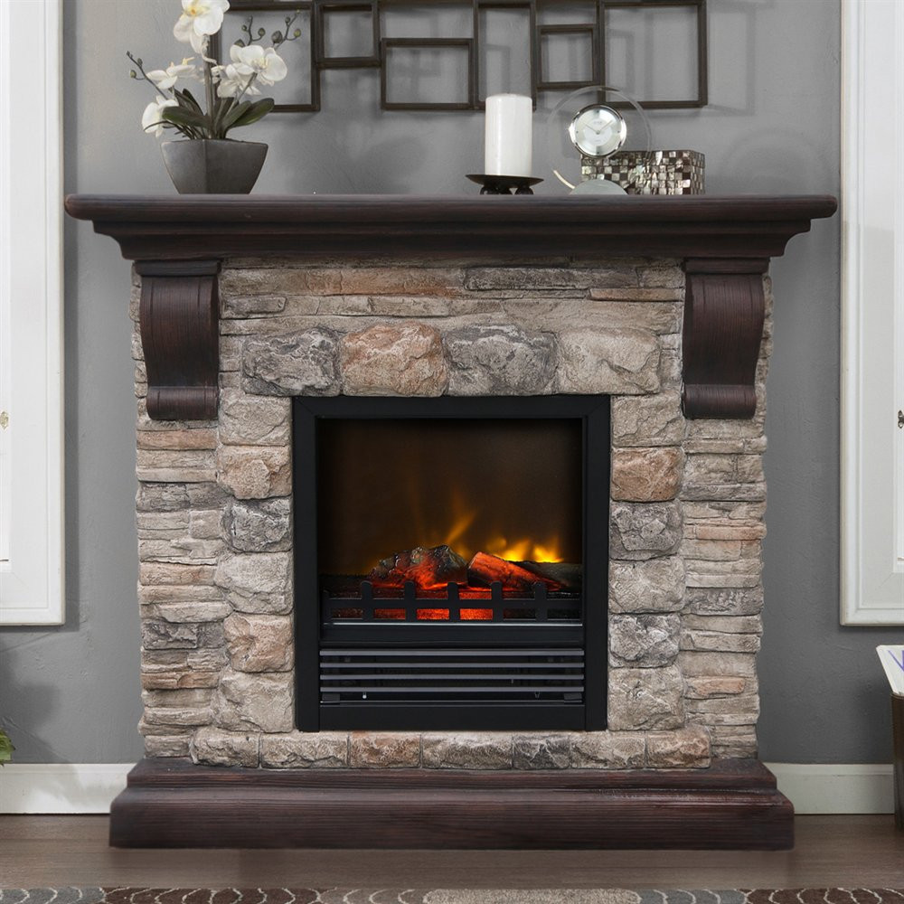 Best ideas about Stone Electric Fireplace
. Save or Pin Paramount EF 202M KIT Kampen Faux Stone Electric Fireplace Now.