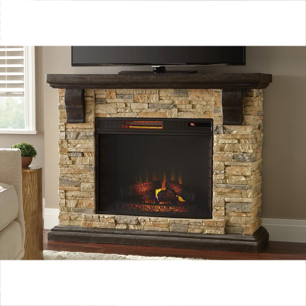 Best ideas about Stone Electric Fireplace Tv Stand
. Save or Pin Home Decorators Collection Highland 50 in Faux Stone Now.