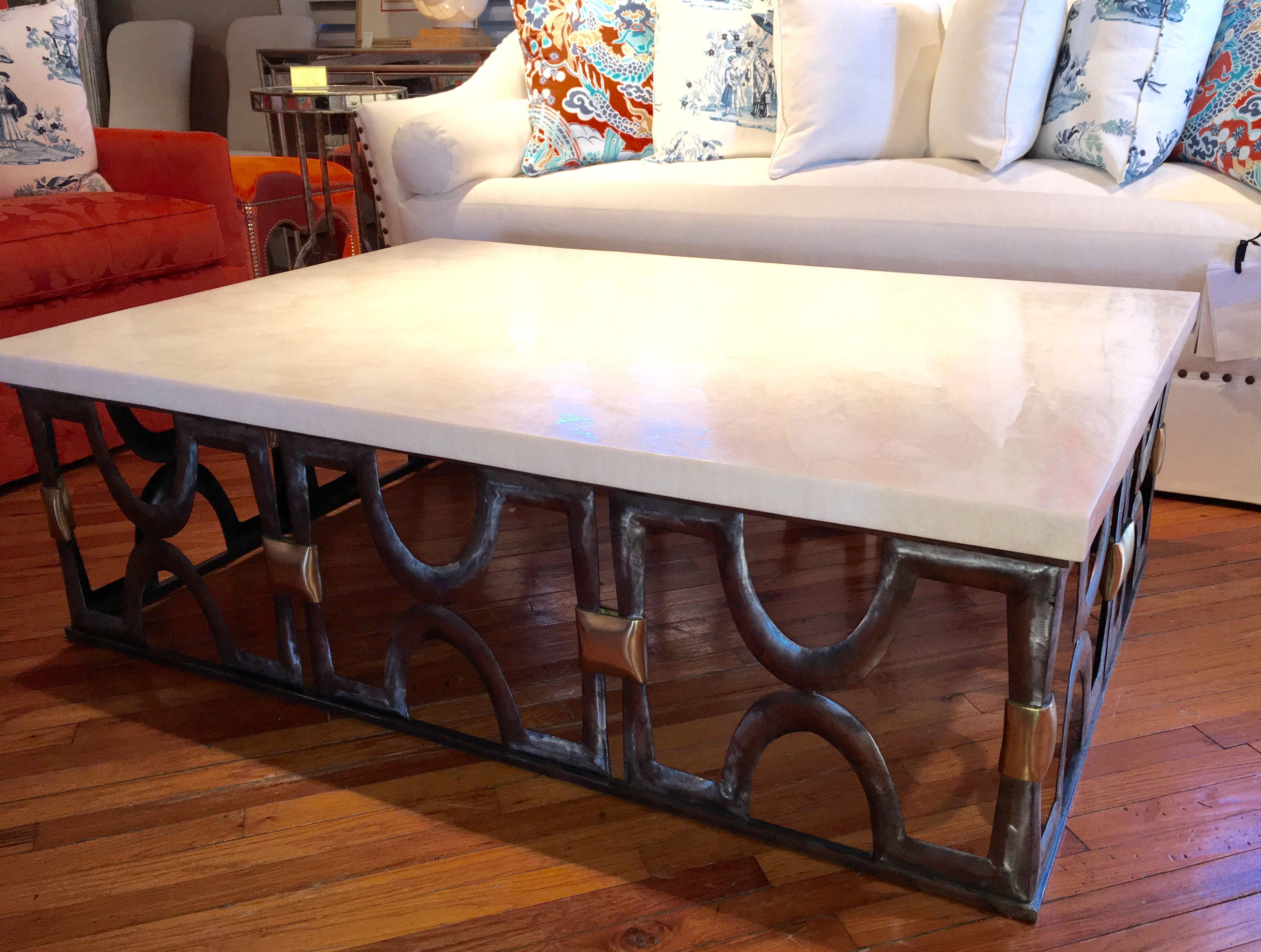 Best ideas about Stone Top Coffee Table
. Save or Pin White yx Stone Top Coffee Table Mecox Gardens Now.