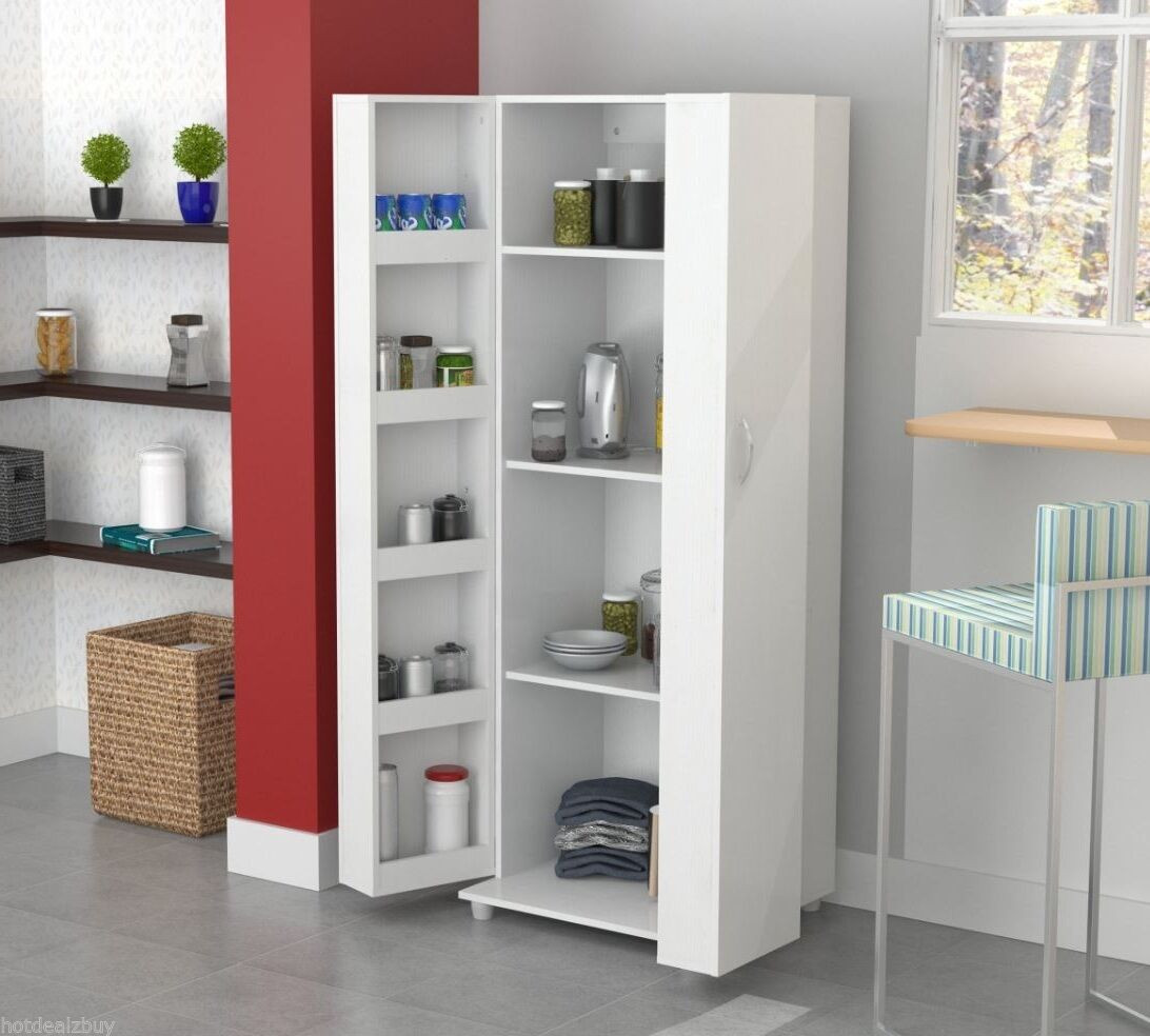 Best ideas about Storage Cabinet For Kitchen
. Save or Pin Tall Kitchen Cabinet Storage White Food Pantry Shelf Now.