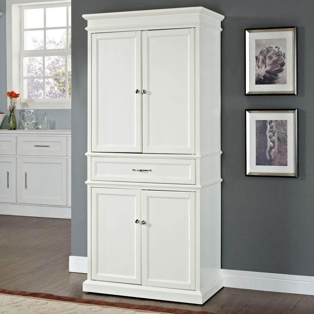 Best ideas about Storage Cabinets Home Depot
. Save or Pin Crosley Parsons White Storage Cabinet CF3100 WH The Home Now.