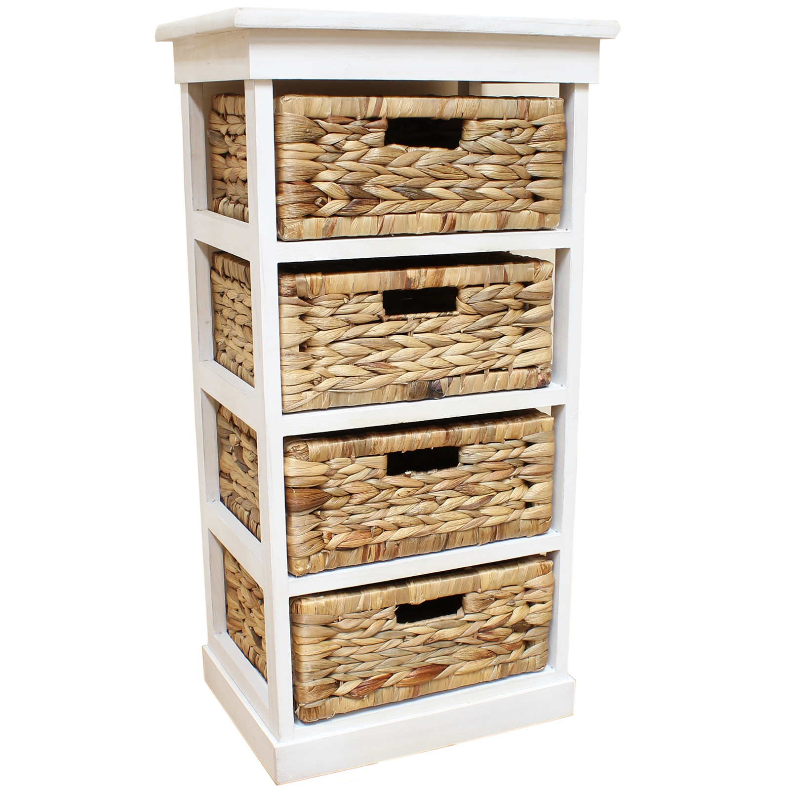 Best ideas about Storage Cabinets With Baskets
. Save or Pin WHITE SEAGRASS BASKET DRAWER CHEST STORAGE CABINET UNIT Now.