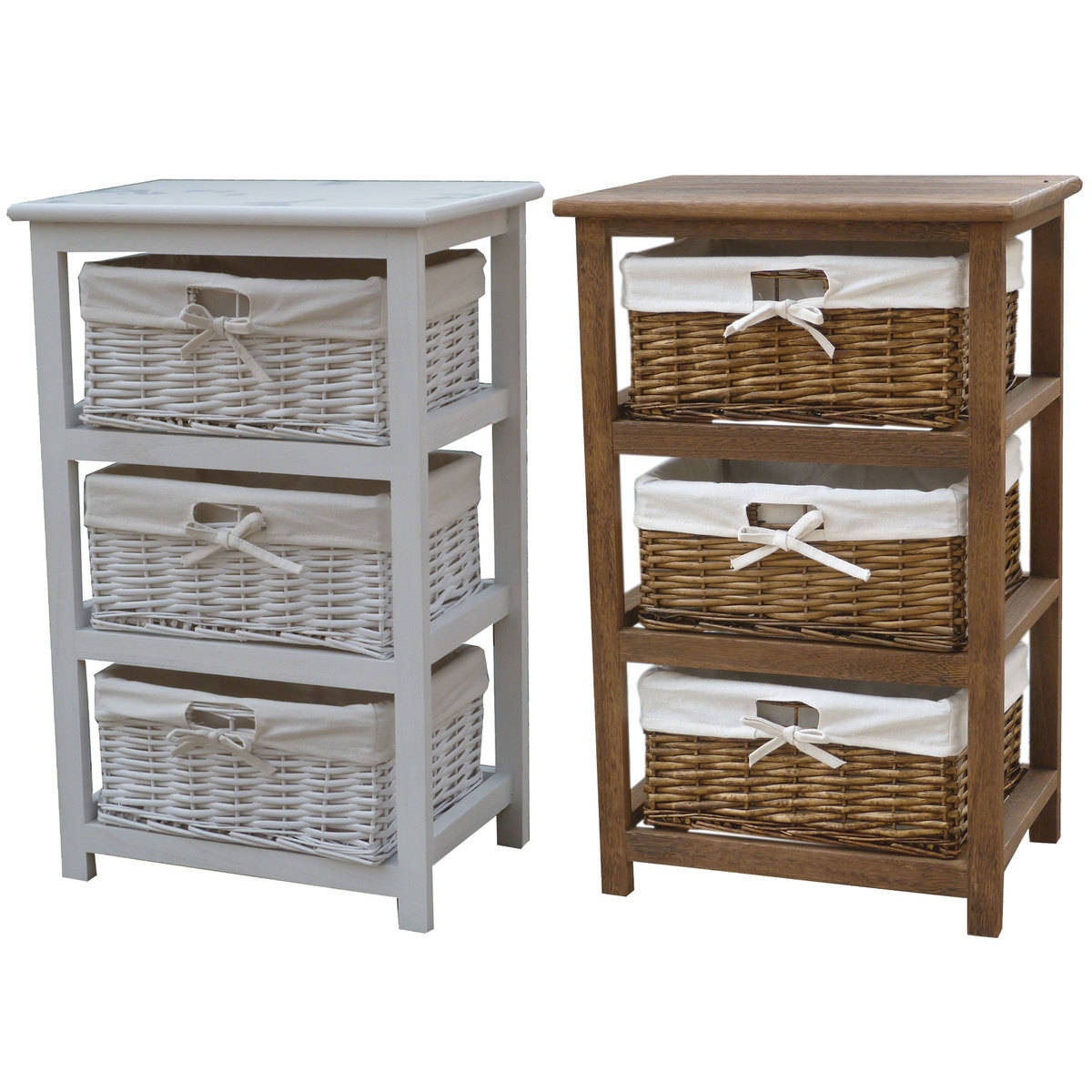 Best ideas about Storage Cabinets With Baskets
. Save or Pin Bentley Home Wooden Storage Cabinets With 3 Wicker Basket Now.