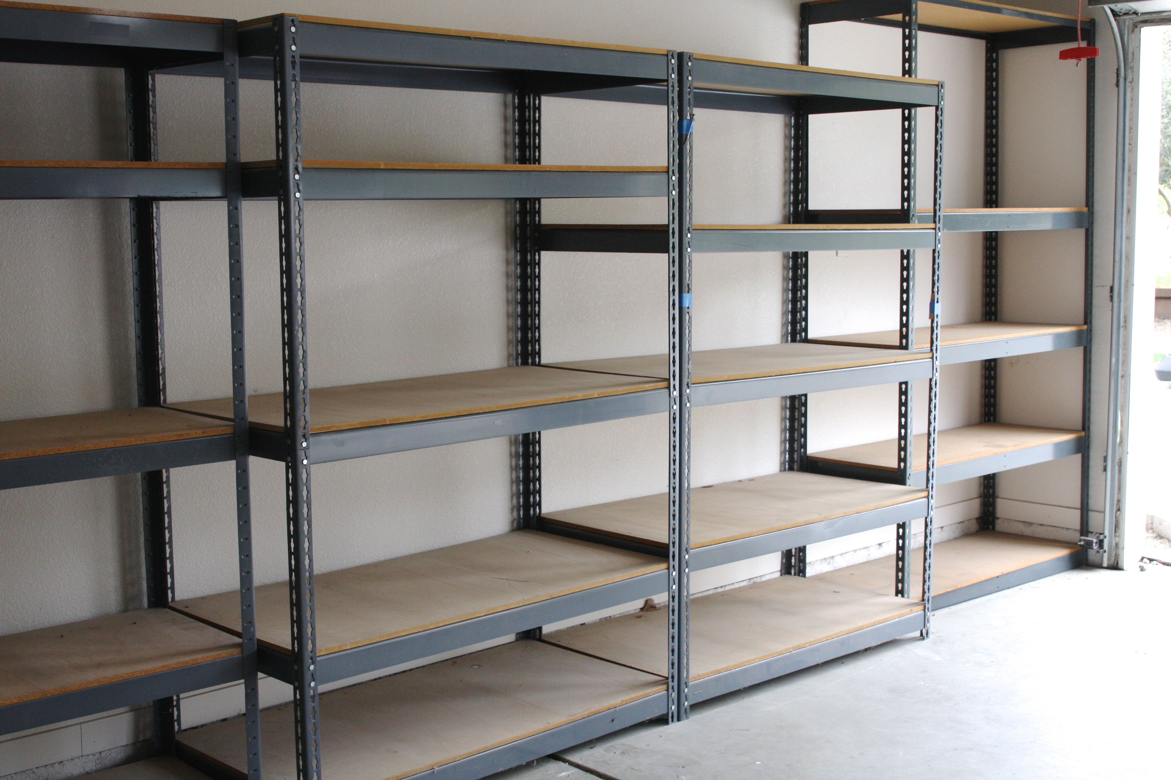Best ideas about Storage Racking For Garage
. Save or Pin Simply Done Custom Wall of Garage Shelving simply organized Now.