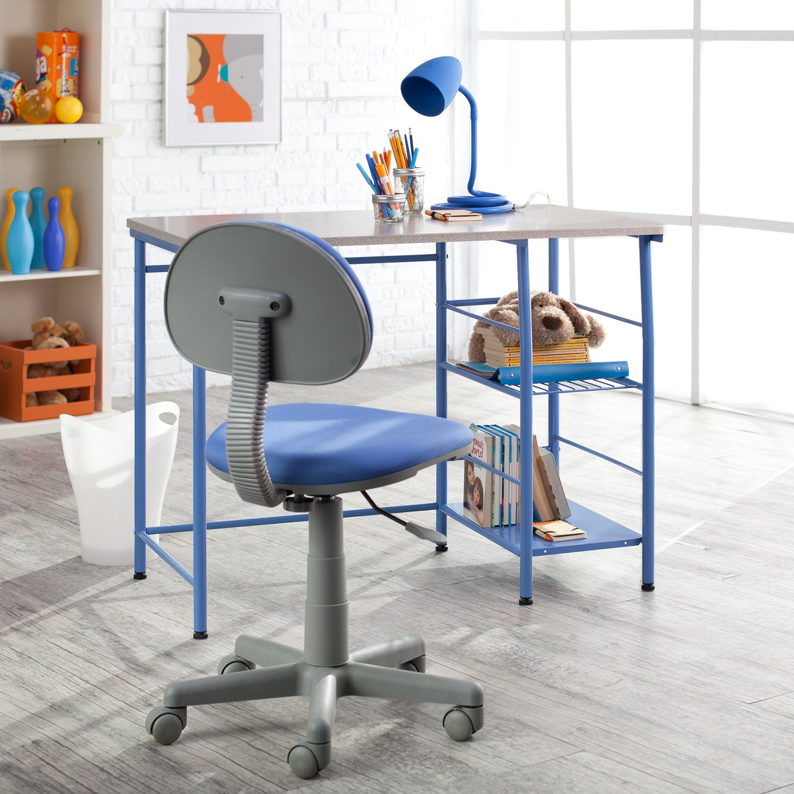 Best ideas about Study Table And Chair
. Save or Pin Study Zone II Desk & Chair Blue Kids Desks at Hayneedle Now.