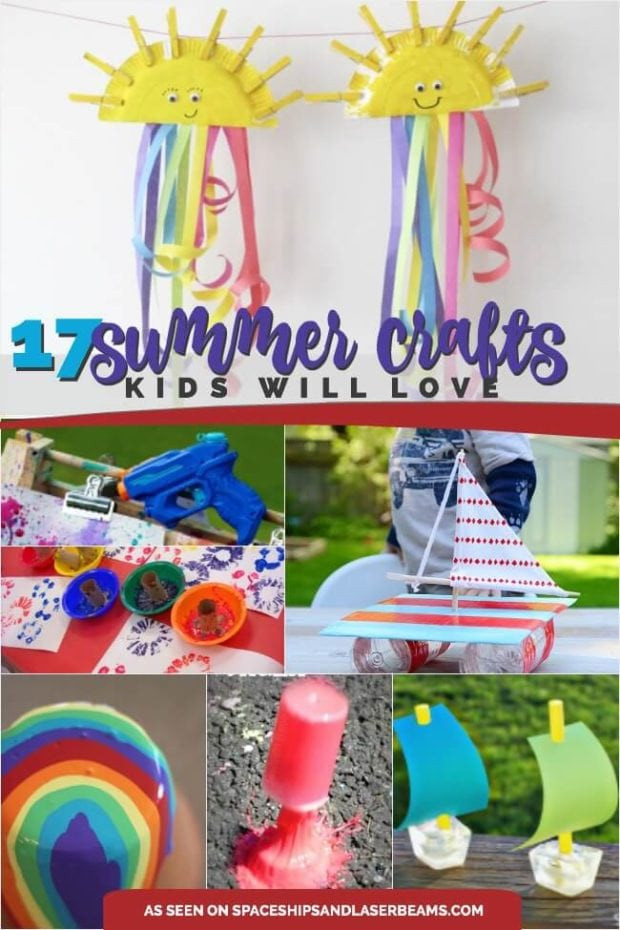 Best ideas about Summer Art And Craft For Kids
. Save or Pin 17 Great Summer Crafts for Kids Spaceships and Laser Beams Now.