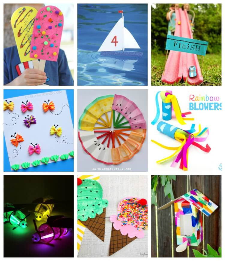 Best ideas about Summer Craft Ideas For Kids
. Save or Pin Easy Summer Kids Crafts That Anyone Can Make Happiness Now.