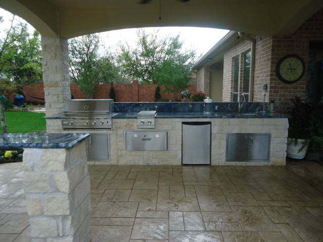 Best ideas about Summer Kitchen Ideas
. Save or Pin Summer Kitchen & Fire Pit Eclectic Patio houston Now.