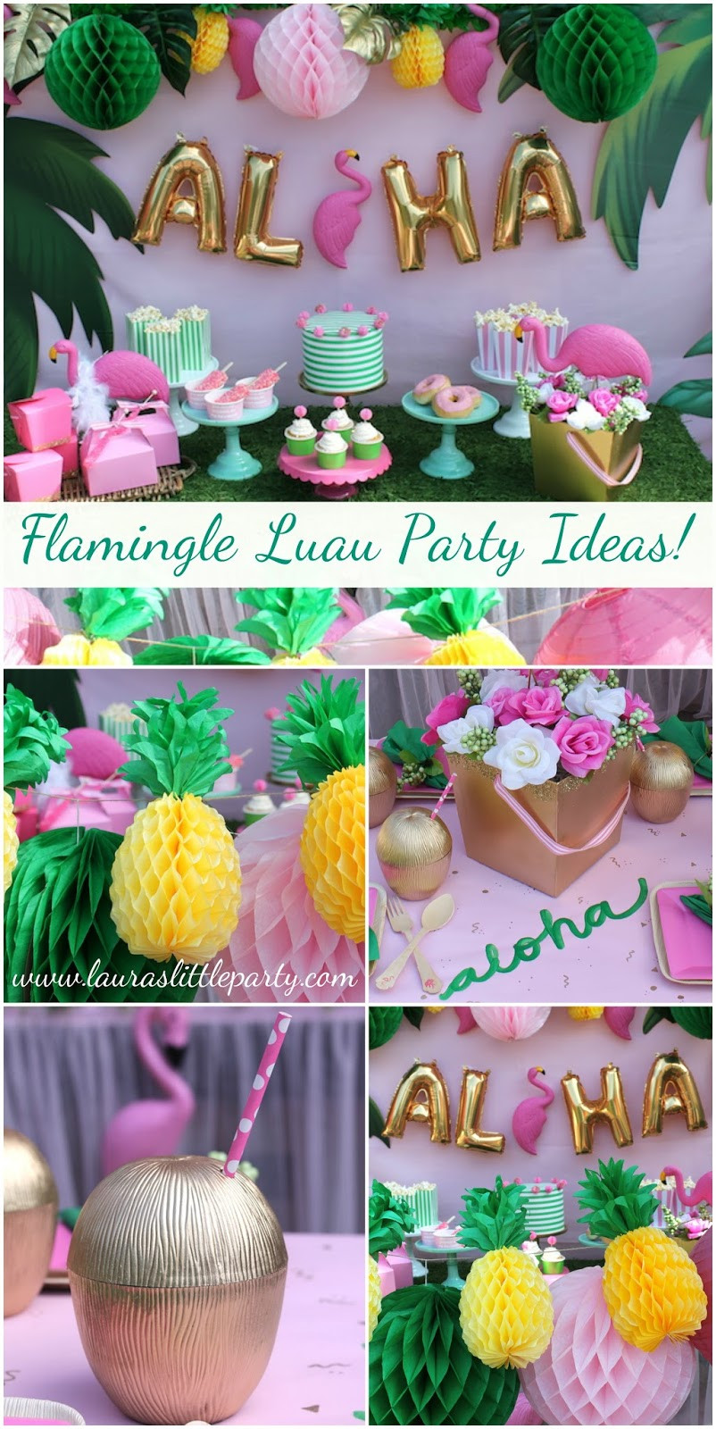 Best ideas about Summer Party Ideas Adults
. Save or Pin Let s Flamingle Luau Summer Party Ideas LAURA S little Now.