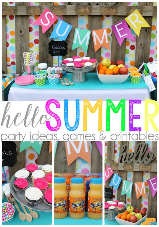 Best ideas about Summer Party Ideas Adults
. Save or Pin Hello Summer Party Ideas Games & Printables Now.