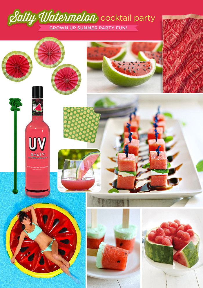Best ideas about Summer Themed Party Ideas For Adults
. Save or Pin "Salty Watermelon" Summer Cocktail Party Theme Hostess Now.