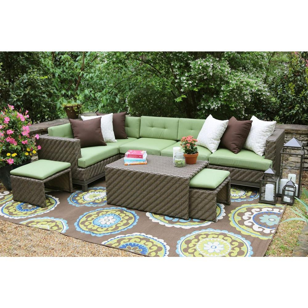 Best ideas about Sunbrella Patio Furniture
. Save or Pin AE Outdoor Hillborough 4 Piece All Weather Wicker Patio Now.