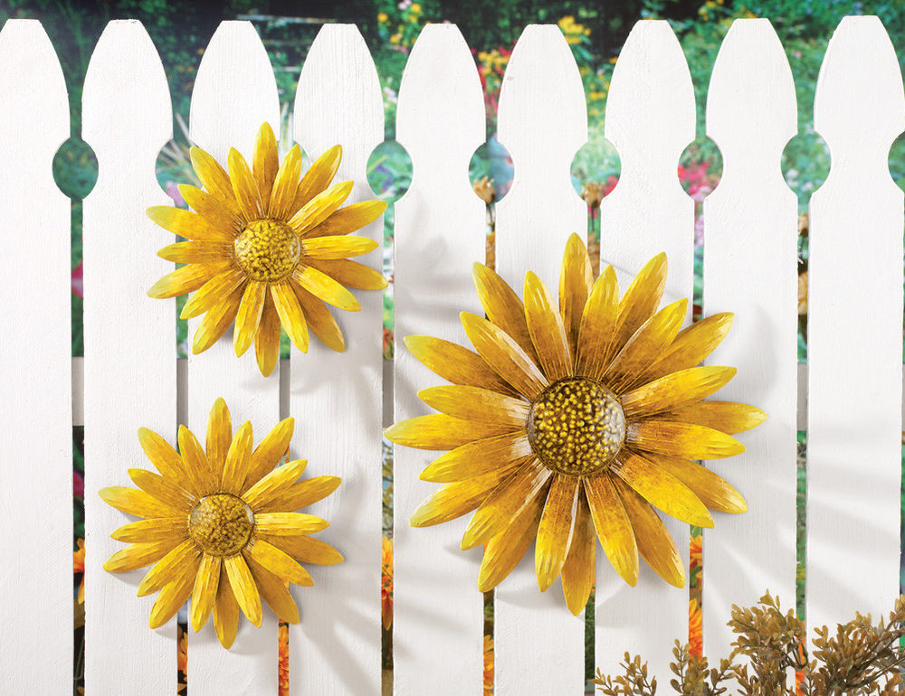 Best ideas about Sunflower Wall Art
. Save or Pin 3 pc Sunflower Wall Art Decor Hanging Metal Yellow Flower Now.