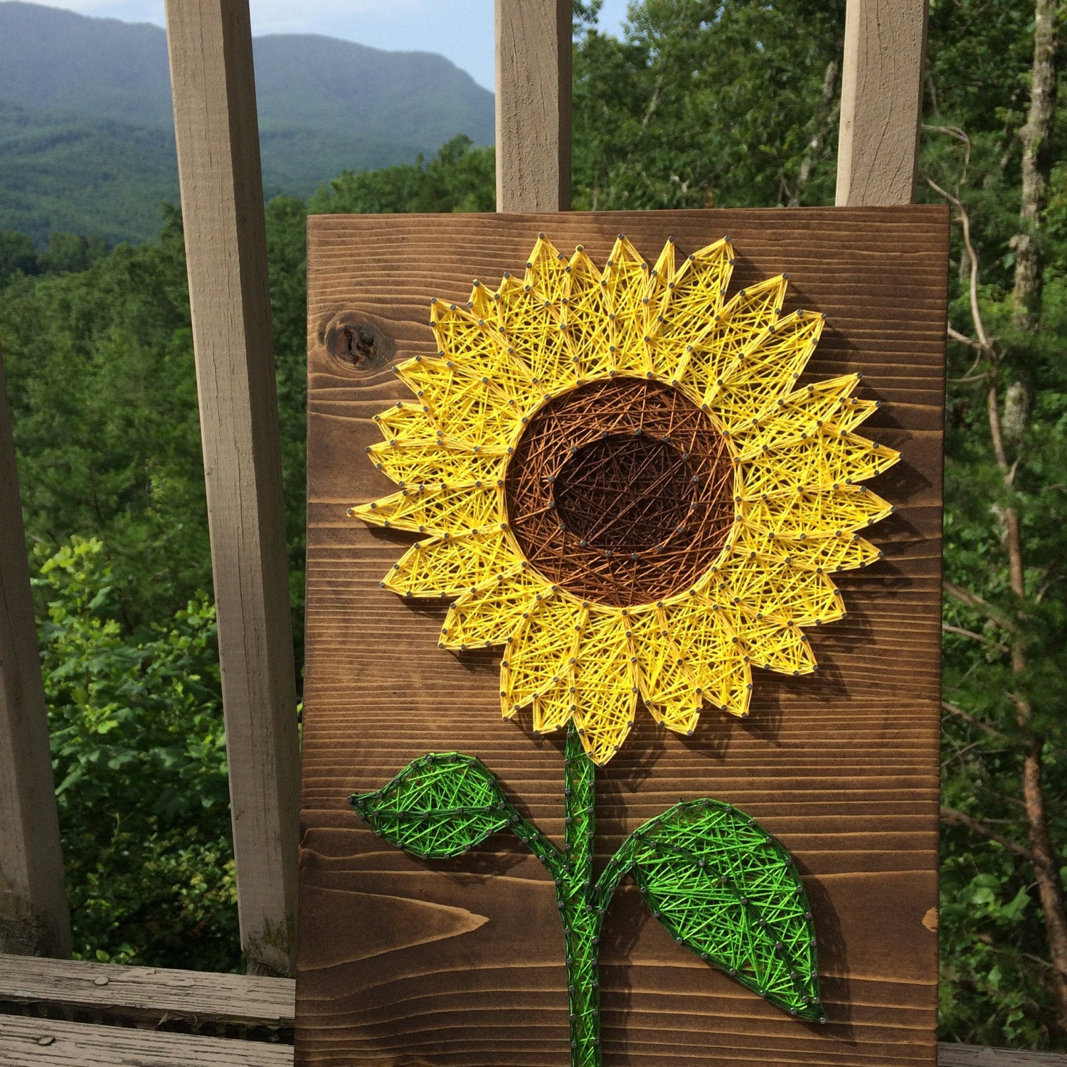 Best ideas about Sunflower Wall Art
. Save or Pin CUSTOM Sunflower String Art Sign sunflower wall art Flower Now.