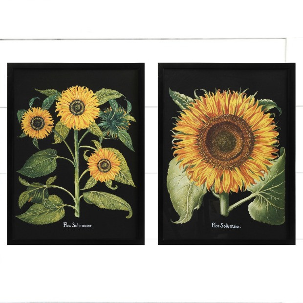 Best ideas about Sunflower Wall Art
. Save or Pin Wood Framed Sunflower Wall Art Set of 2 Now.