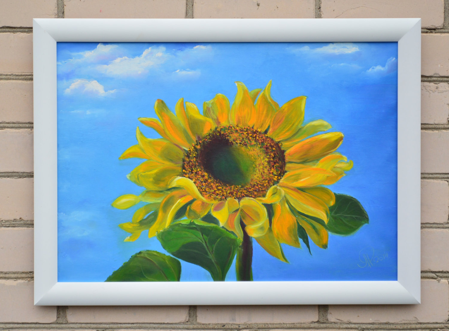 Best ideas about Sunflower Wall Art
. Save or Pin Sunflower oil painting sunflower wall decor fine original Now.