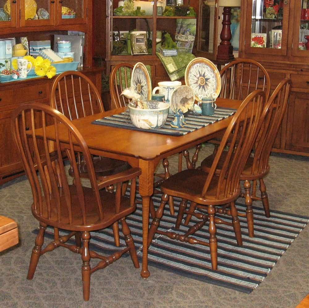 Best ideas about Table And Chairs
. Save or Pin 36" X 72" Porringer Dining Table shown in Tiger Maple Now.