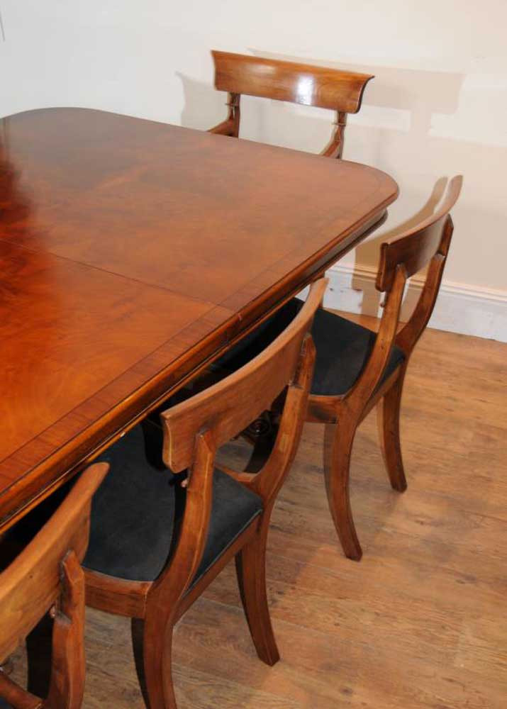 Best ideas about Table And Chairs
. Save or Pin Walnut Regency Dining Table & Chairs Set Suite Now.