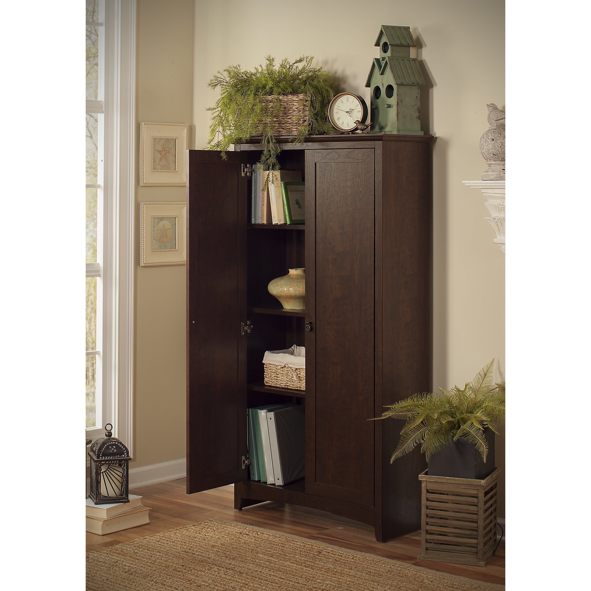 Best ideas about Tall Cabinet With Doors
. Save or Pin Darby Home Co Tall Storage Cabinet with Doors & Reviews Now.