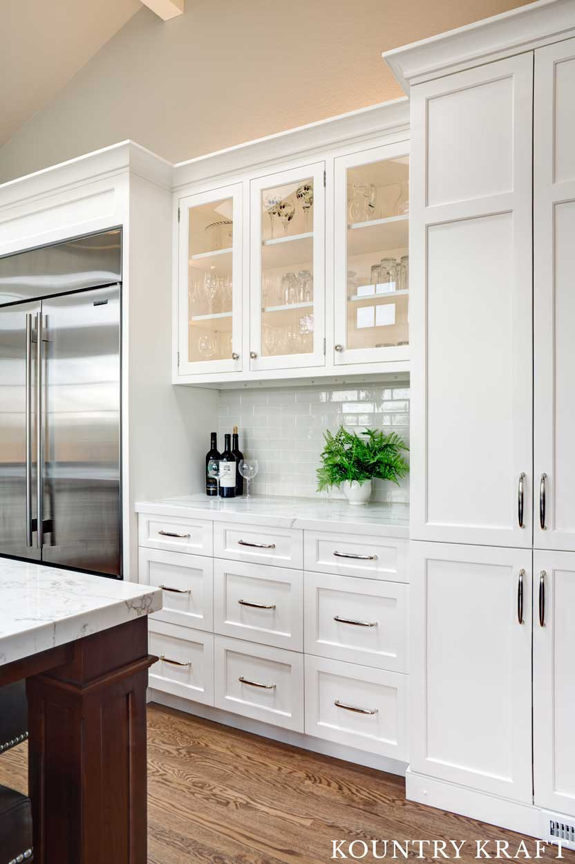 Best ideas about Tall Kitchen Cabinets
. Save or Pin Tall White Kitchen Cabinets in Lafayette California Now.