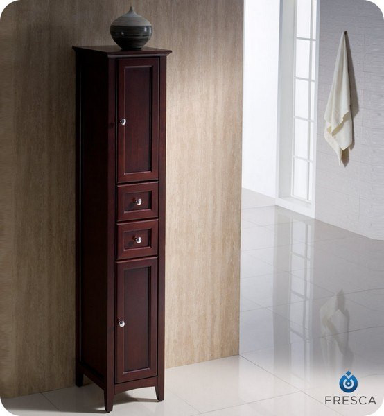 Best ideas about Tall Linen Cabinet
. Save or Pin Fresca FST2060MH Oxford Mahogany Tall Bathroom Linen Now.