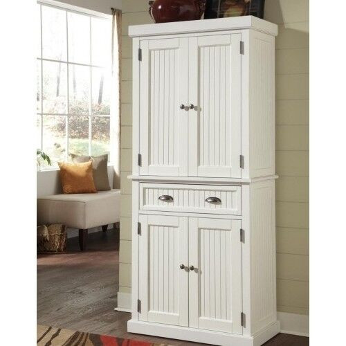 Best ideas about Tall Linen Cabinet
. Save or Pin Tall White Wood Pantry Linen Cabinet Kitchen Bathroom Now.