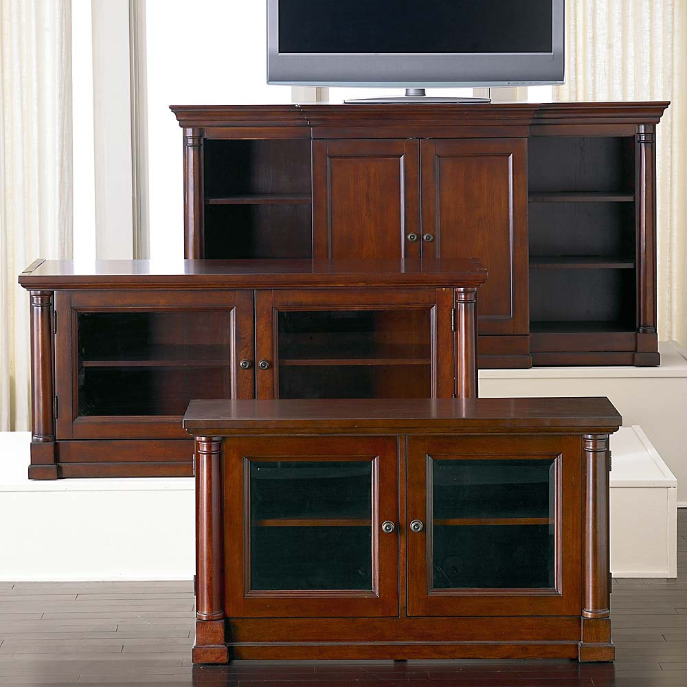 Best ideas about Tall Media Cabinet
. Save or Pin Dark Finish Tall Media Cabinet And Living Room Storage Now.