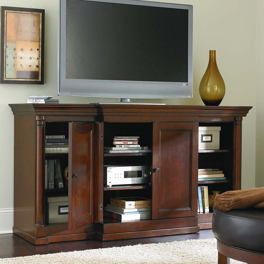 Best ideas about Tall Media Cabinet
. Save or Pin Dark Finish Tall Media Cabinet And Living Room Storage Now.