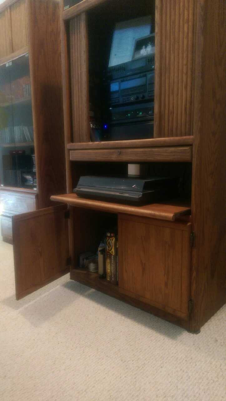 Best ideas about Tall Media Cabinet
. Save or Pin letgo Tall Oak Storage Media Cabinet in Eola IL Now.