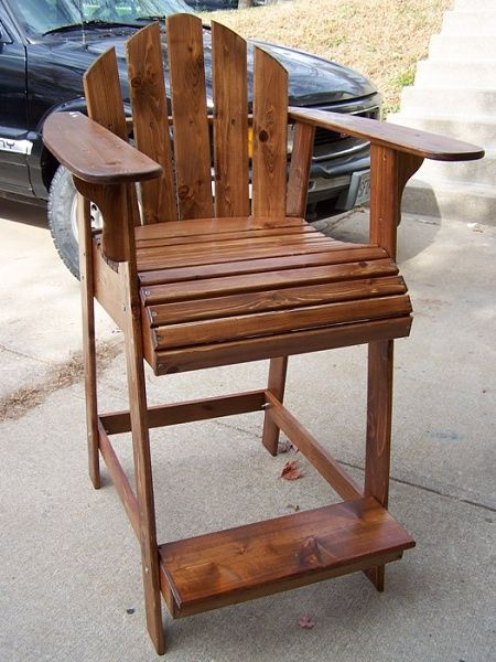 Best ideas about Tall Patio Chairs
. Save or Pin Tall Adirondack Chair Projects I might try Now.