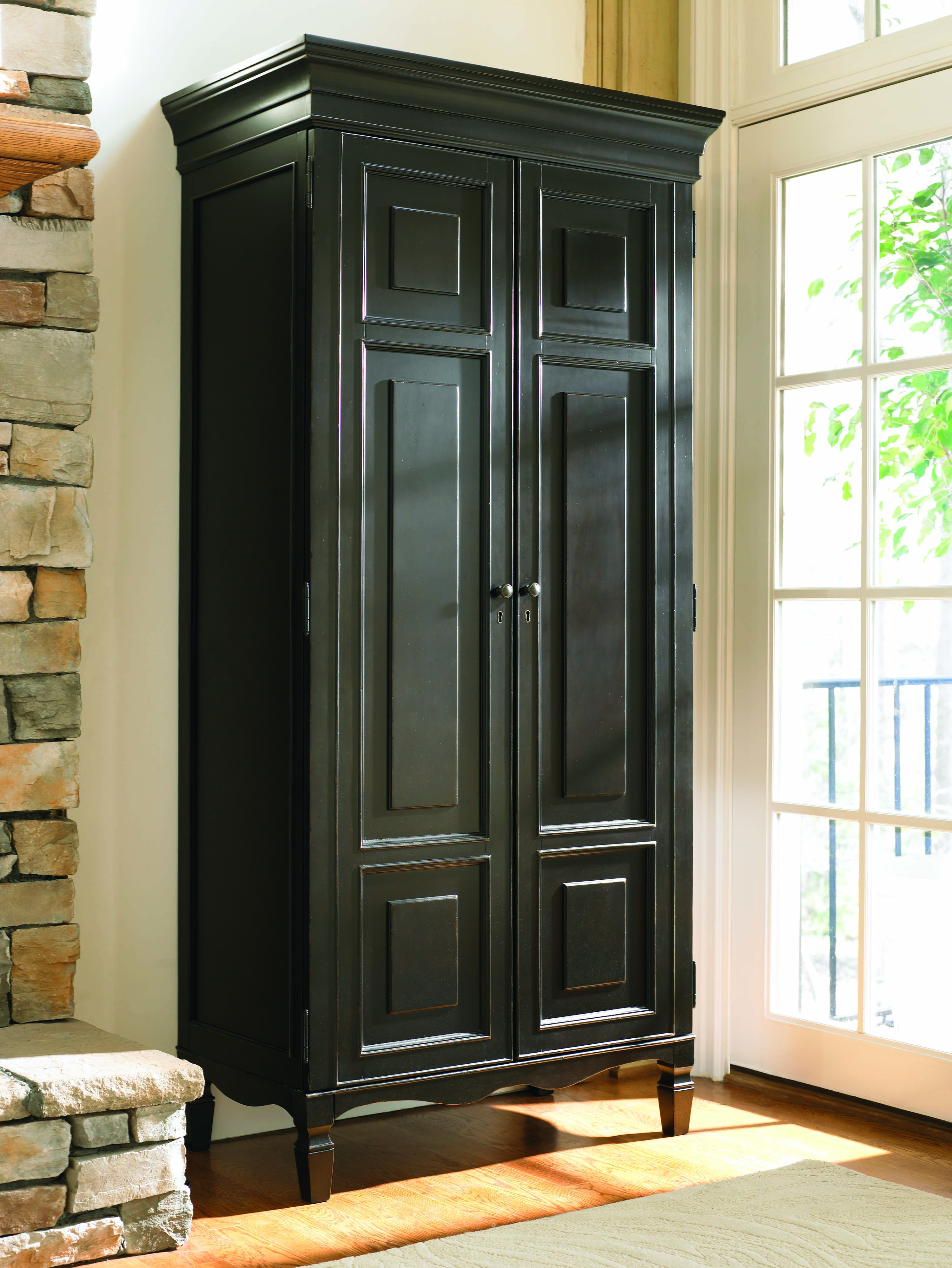 Best ideas about Tall Storage Cabinet
. Save or Pin Tall Black Wood Stand Alone Storage Cabinet With Doors In Now.