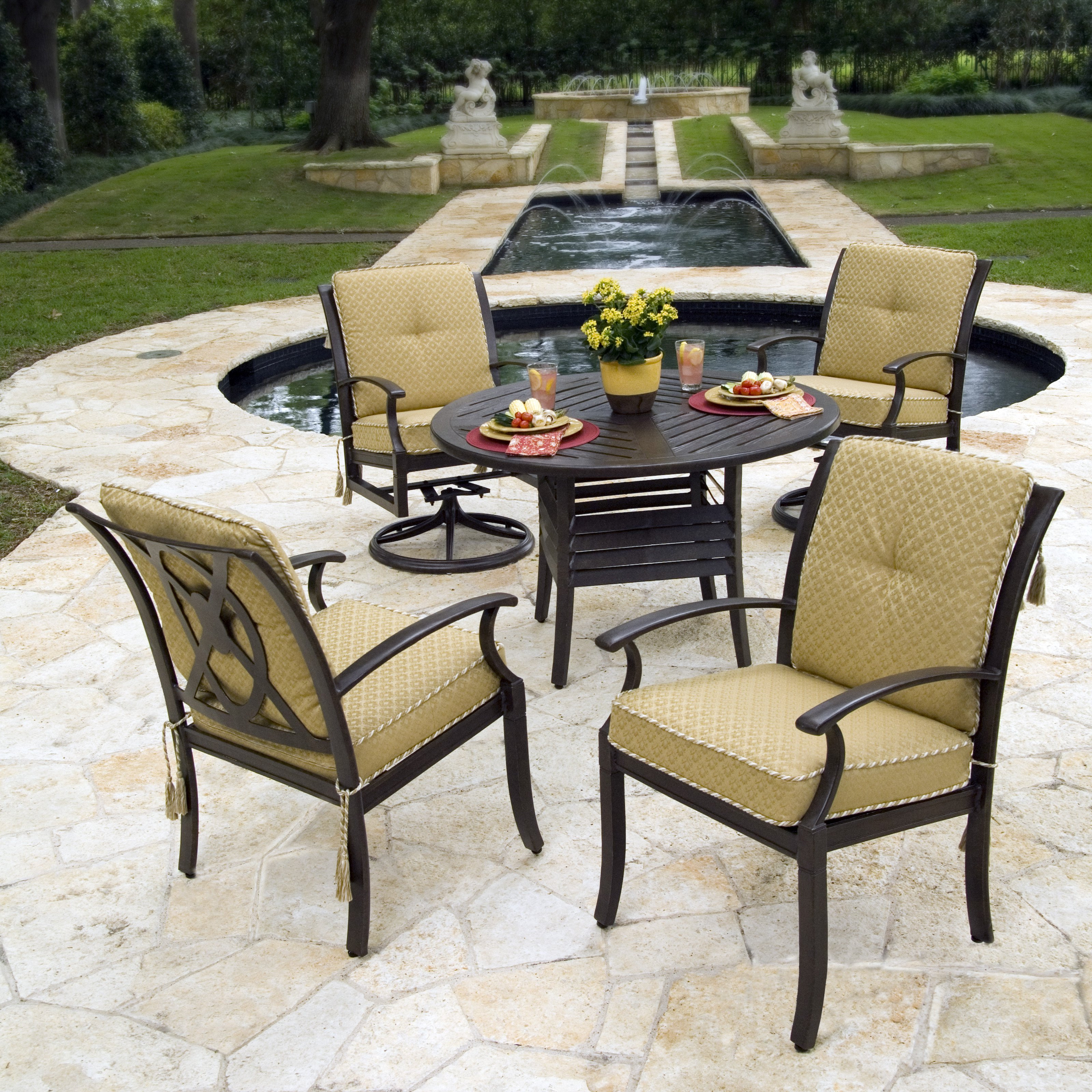 Best ideas about Target Patio Furniture
. Save or Pin Woodard Sheridan Cushion Tar Back Patio Dining Set Now.