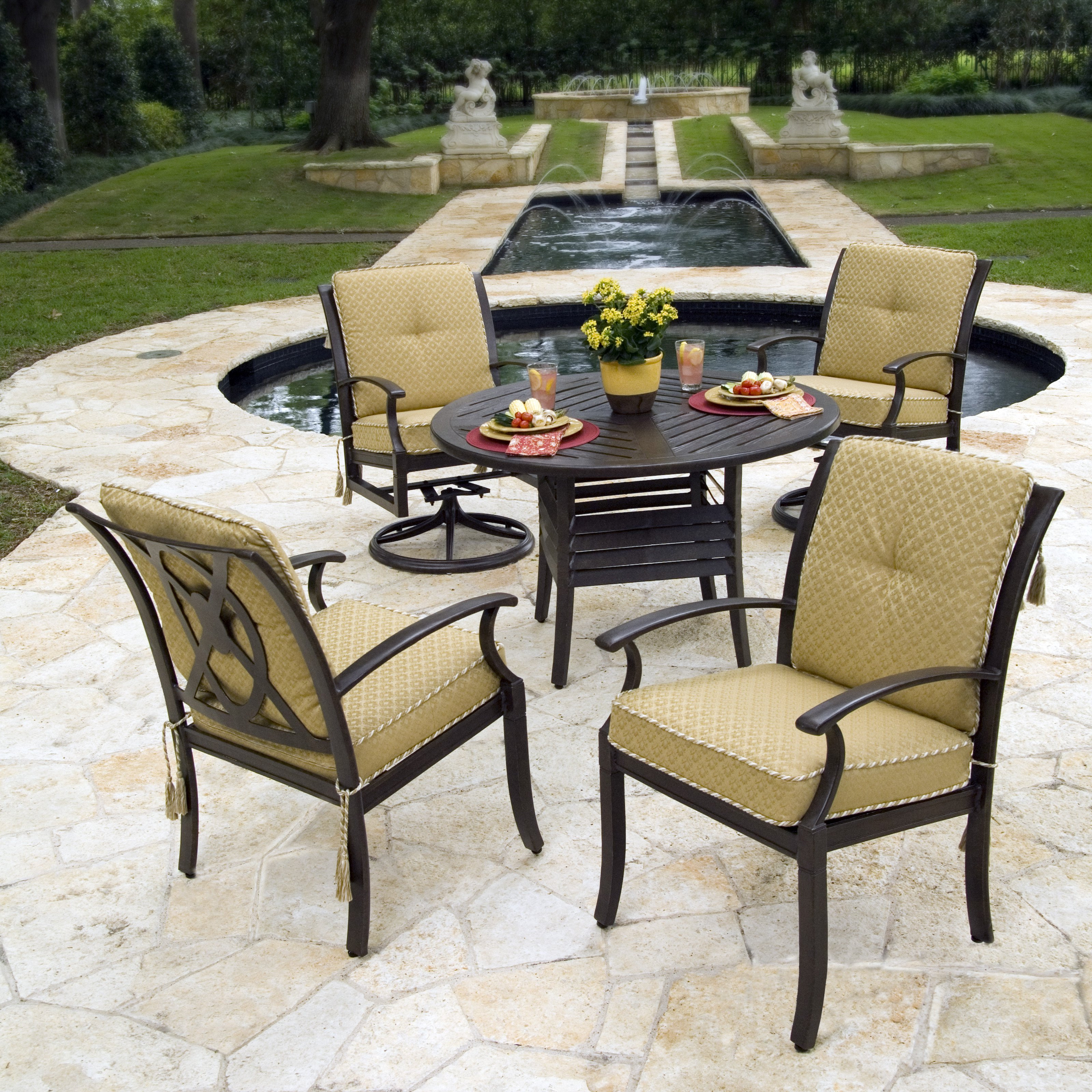 Best ideas about Target Patio Set
. Save or Pin Woodard Sheridan Cushion Tar Back Patio Dining Set Now.