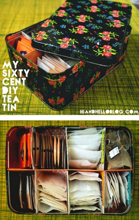Best ideas about Tea Organizer DIY
. Save or Pin 85 Insanely Clever Organizing and Storage Ideas for Your Now.