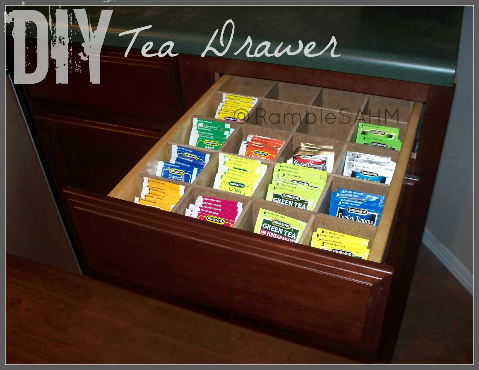 Best ideas about Tea Organizer DIY
. Save or Pin Adding A Tea Drawer To My Kitchen Now.