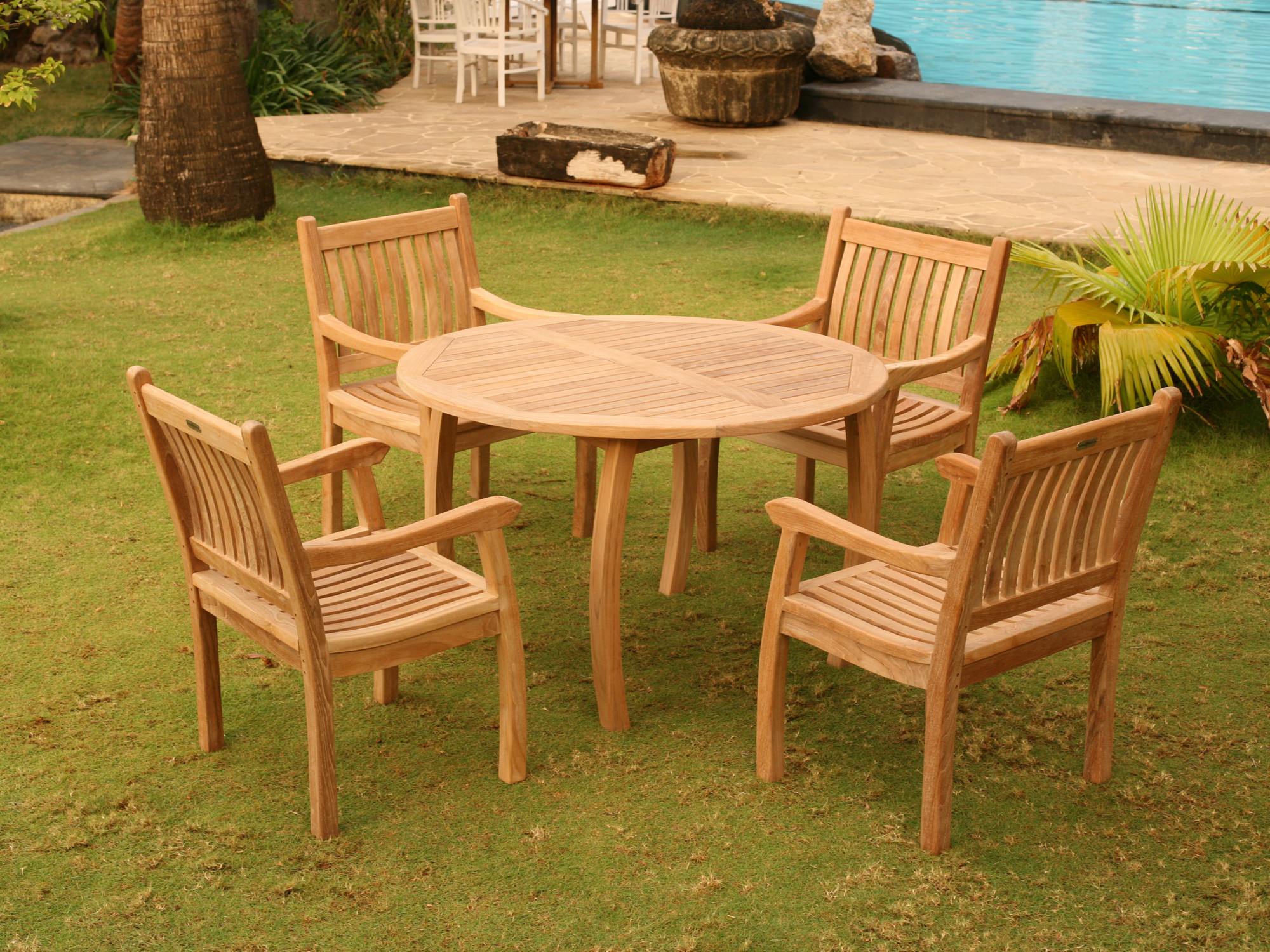 Best ideas about Teak Patio Furniture
. Save or Pin Jakarta Teak 5 pc Dining Set Teak Outdoor Furniture Now.
