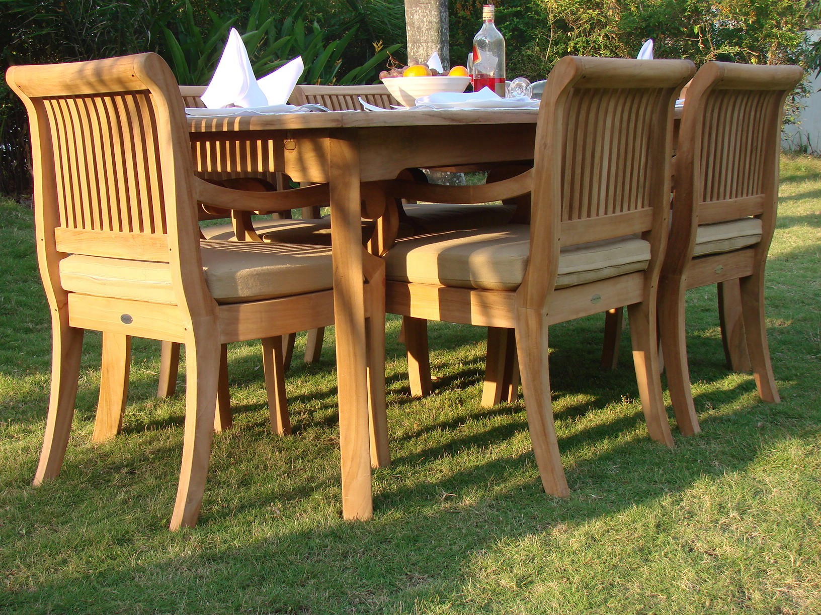 Best ideas about Teak Patio Furniture
. Save or Pin 7 PC TEAK DINING SET GARDEN OUTDOOR PATIO FURNITURE GIVA Now.