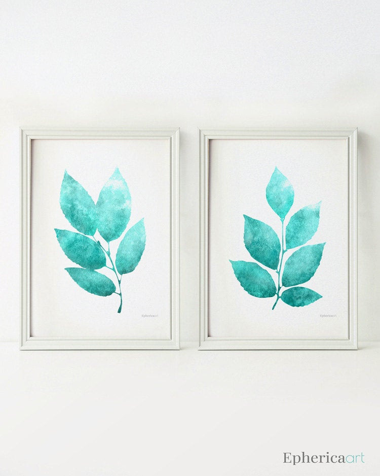 Best ideas about Teal Wall Art
. Save or Pin Wall art Set of 2 prints Teal home decor wall art Printable Now.