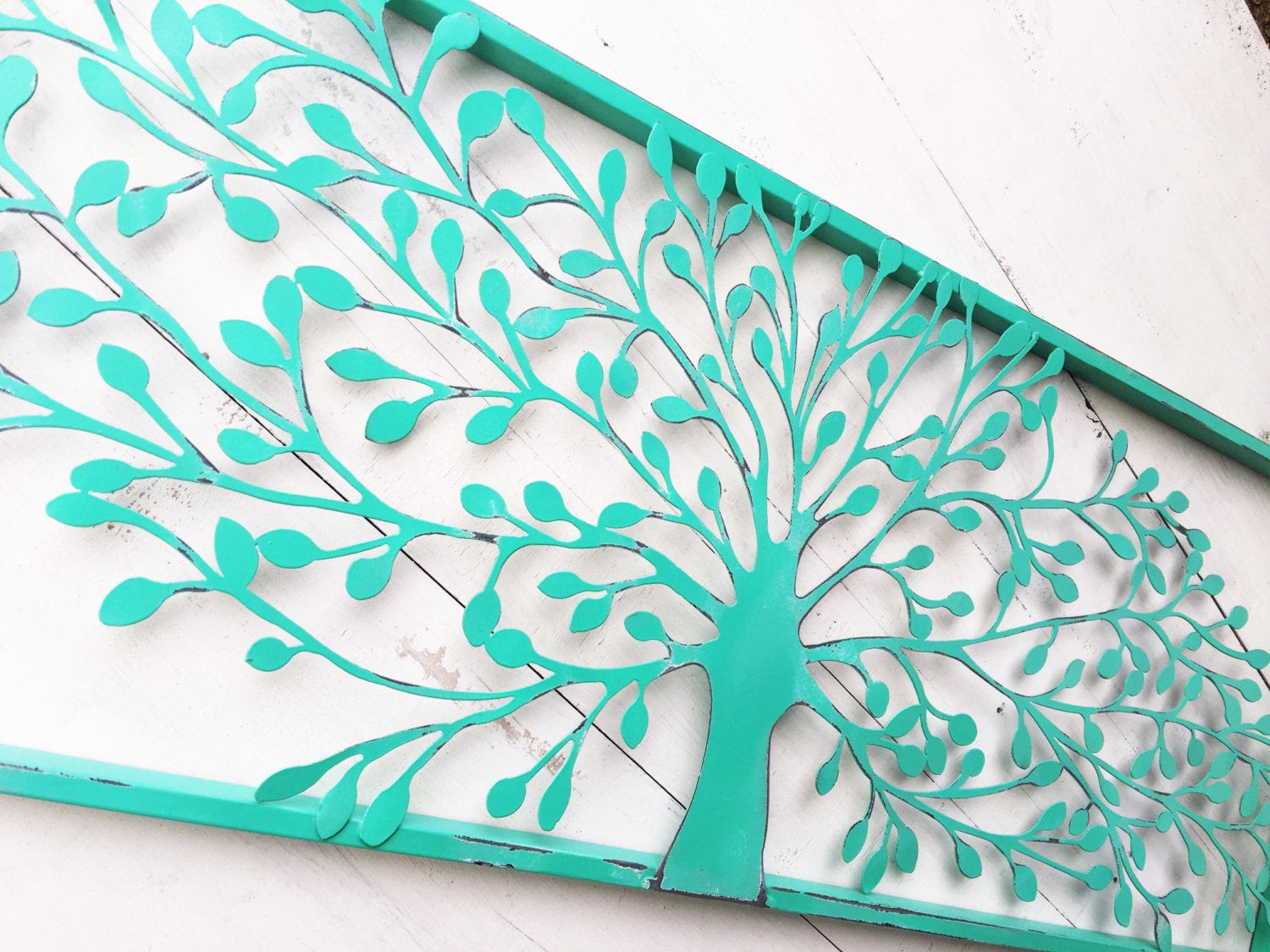 Best ideas about Teal Wall Art
. Save or Pin Home Decor Wall Art In Ocean Teal Tree Art Bathroom Wall Now.