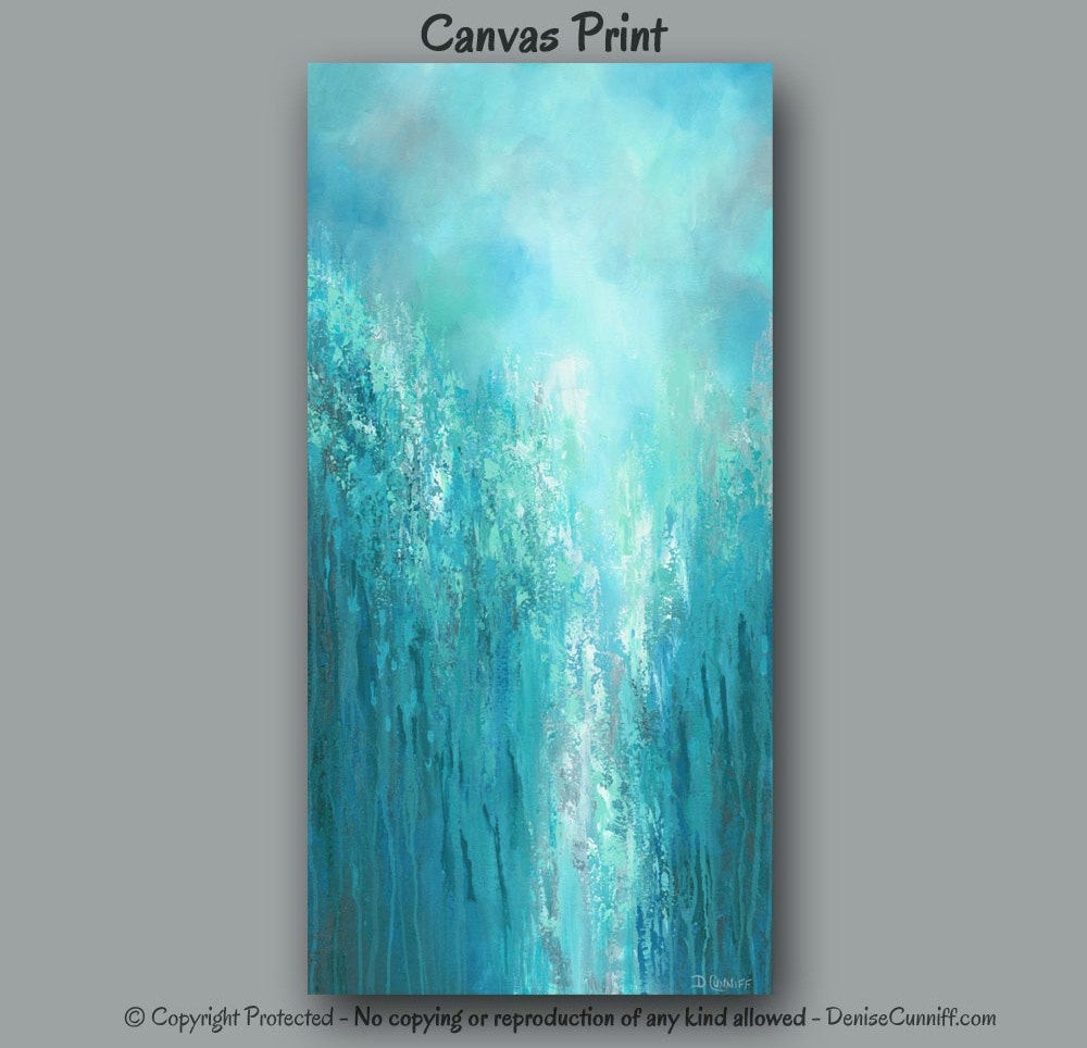 Best ideas about Teal Wall Art
. Save or Pin Extra large wall art Teal abstract Turquoise home decor Now.