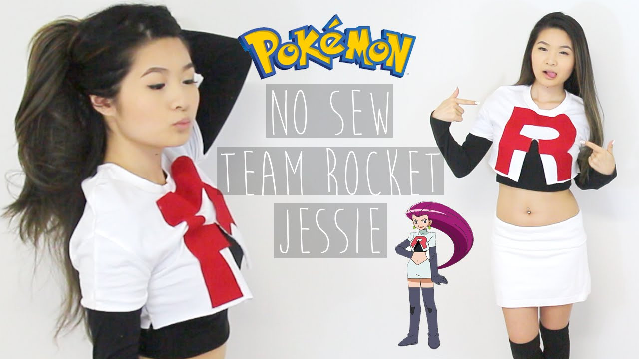 Best ideas about Team Rocket Costume DIY
. Save or Pin DIY NO SEW Halloween Costume Pokemon Team Rocket Jessie Now.
