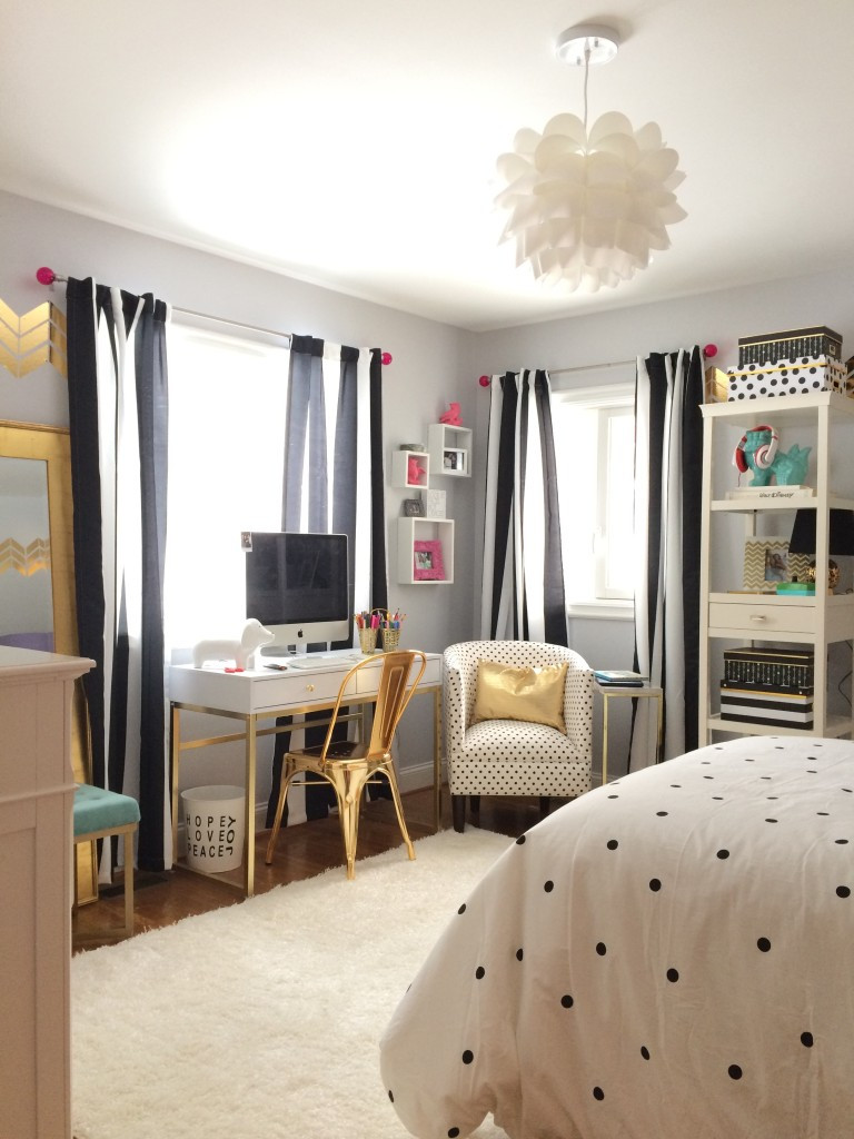 Best ideas about Teen Bedroom Ideas
. Save or Pin Black White and Chic all over Teen Bedroom Makeover Now.