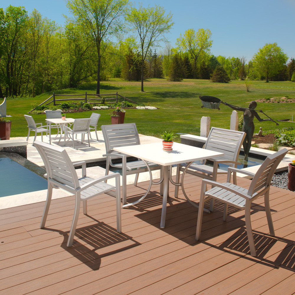Best ideas about Telescope Patio Furniture
. Save or Pin Telescope Casual Kendall Cross Strap 5 Piece Dining Set Now.