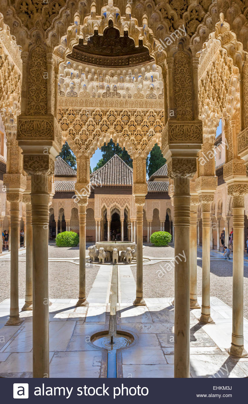 Best ideas about The Patio Of Lions At The Alhambra Contains
. Save or Pin Granada Alhambra Patio de los Leones Courtyard of the Now.