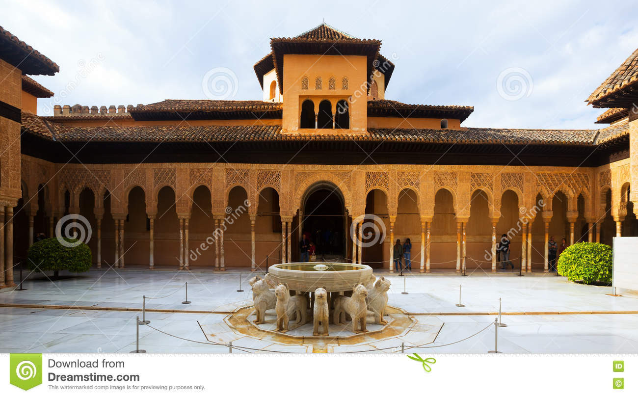 Best ideas about The Patio Of Lions At The Alhambra Contains
. Save or Pin Lions Patio In Alhambra Stock Now.