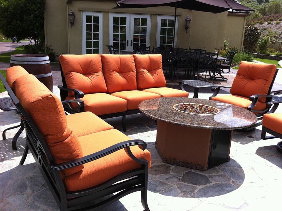 Best ideas about The Patio Place
. Save or Pin Anthem By Mallin around a beautiful Granite Fire Pit By Now.