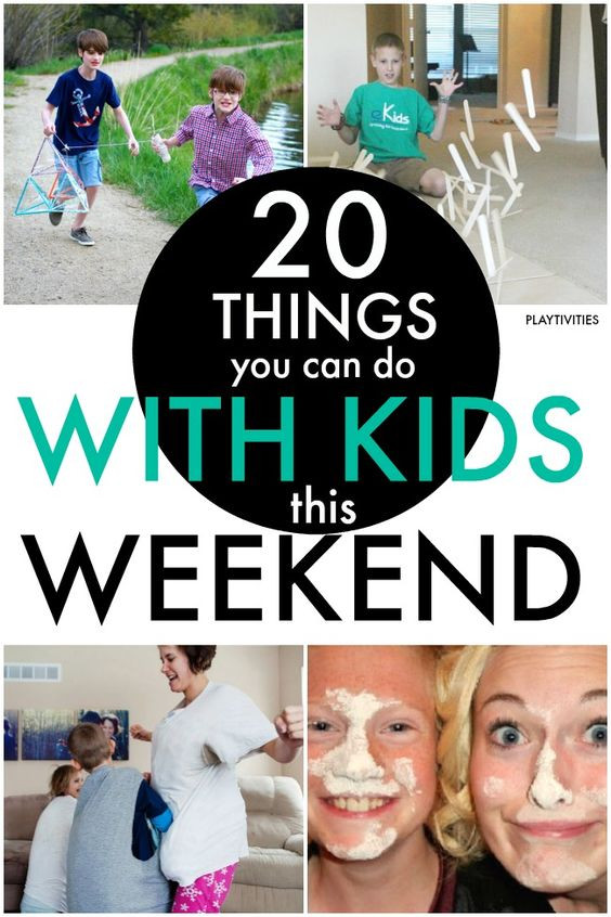 Best ideas about Things Kids Can Do
. Save or Pin 20 Things You Can Do With Kids This Weekend Now.