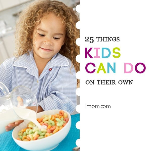 Best ideas about Things Kids Can Do
. Save or Pin 25 Things Kids Can Do on Their Own Now.