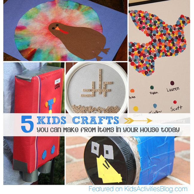 Best ideas about Things Kids Can Make
. Save or Pin Kids Crafts You Can Make From Things Around Your House Now.